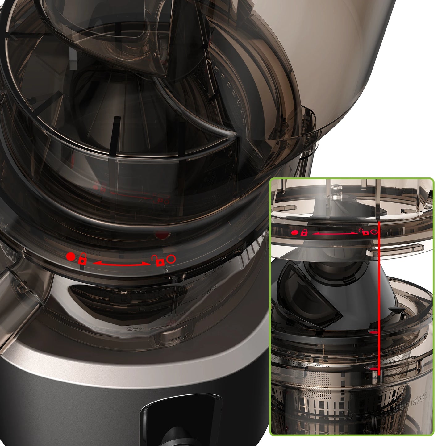 PressJuice Pro Slow Masticating Juicer