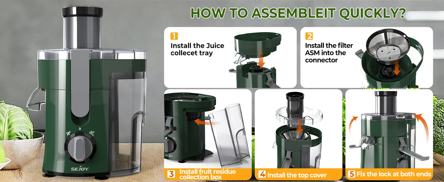 PressJuice Compact Juicer Pro